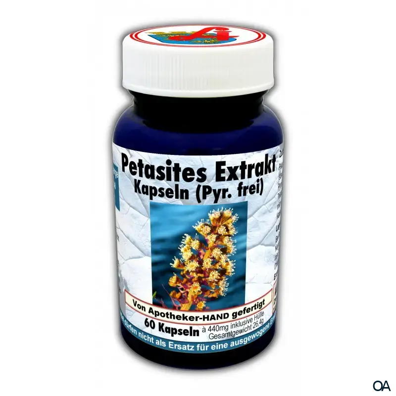 Petasites Extrakt Kapseln (Pyr. frei) Petasites Extrakt Kapseln (Pyr. frei)