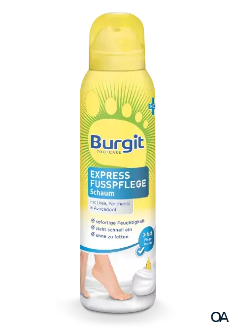 Burgit Footcare Express Fußpflege Schaum Burgit Footcare Express Fußpflege Schaum