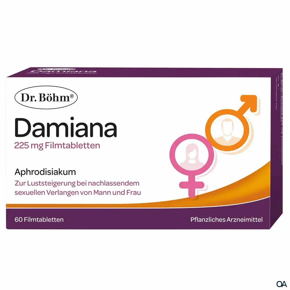 Dr. Böhm® Damiana 225 mg Filmtabletten Dr. Böhm® Damiana 225 mg Filmtabletten