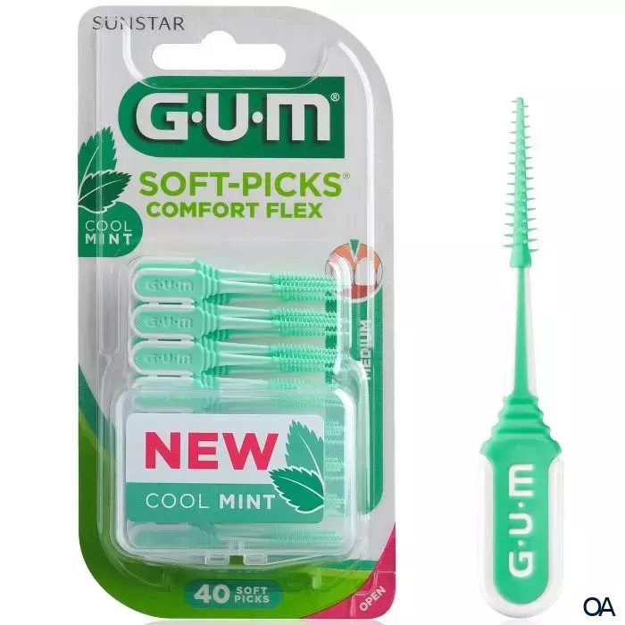 GUM® SOFT-PICKS® Comfort Flex mit Minzgeschmack - Medium GUM® SOFT-PICKS® Comfort Flex mit Minzgeschmack - Medium
