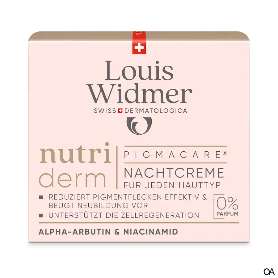 Louis Widmer nutriderm Pigmacare® Nachtcreme - ohne Parfum