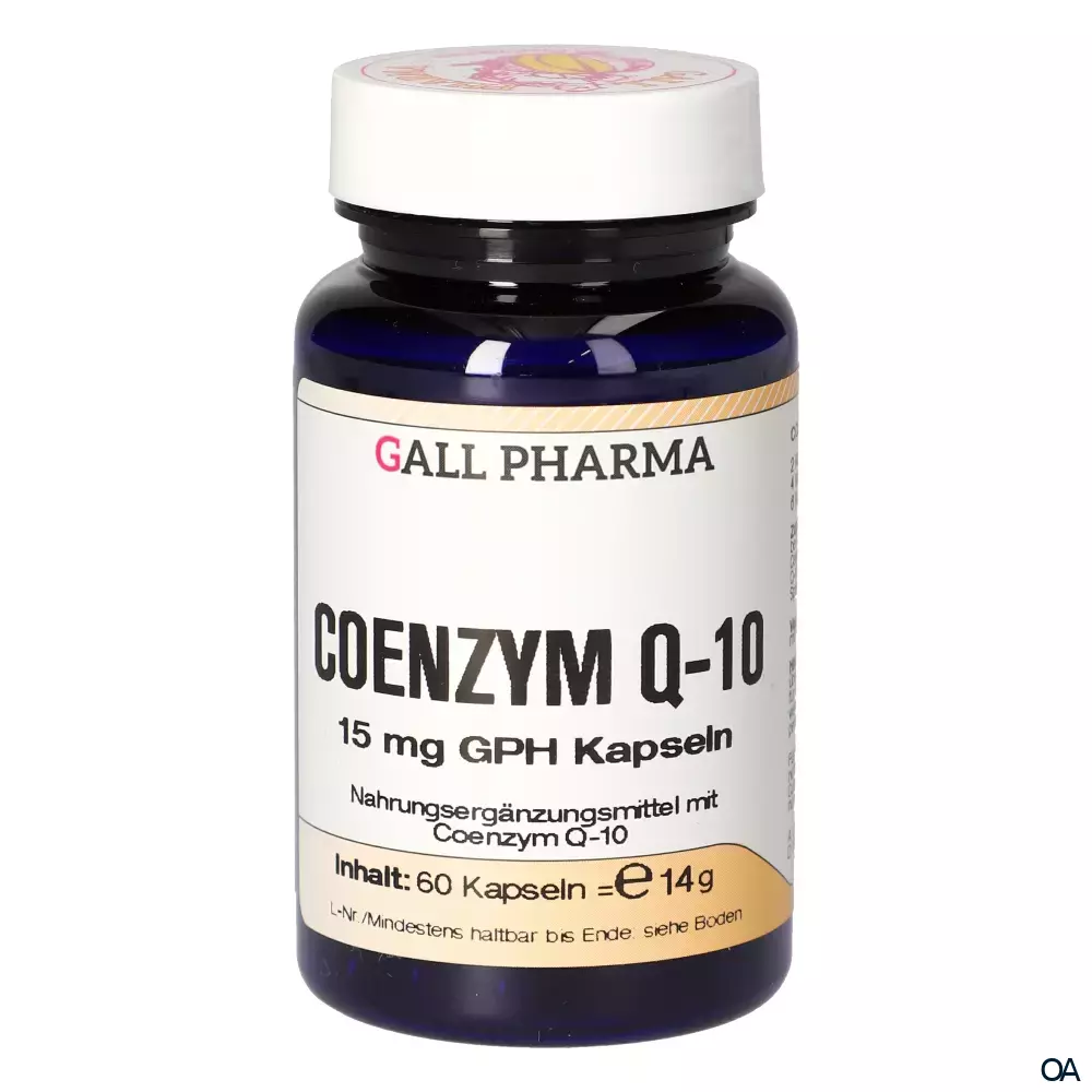 Gall Pharma Coenzym Q-10 15 mg Kapseln Gall Pharma Coenzym Q-10 15 mg Kapseln