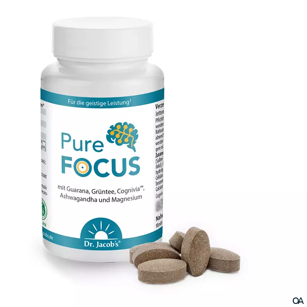 Dr. Jacob's Pure Focus Tabletten Dr. Jacob's Pure Focus Tabletten