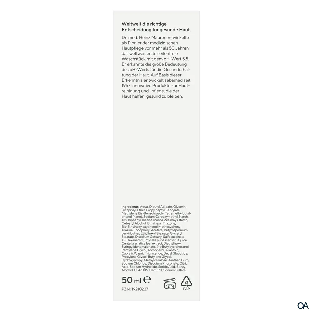 Sebamed Anti-Rötungen Leichte Tagespflege LSF 20 Sebamed Anti-Rötungen Leichte Tagespflege LSF 20