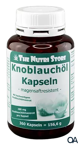 The Nutri Store Knoblauchöl magensaftresistente Kapseln The Nutri Store Knoblauchöl magensaftresistente Kapseln
