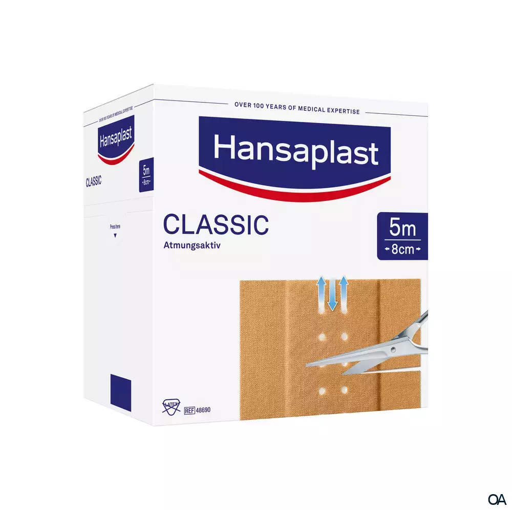 Hansaplast Classic Pflaster Großpackung 5m x 8cm