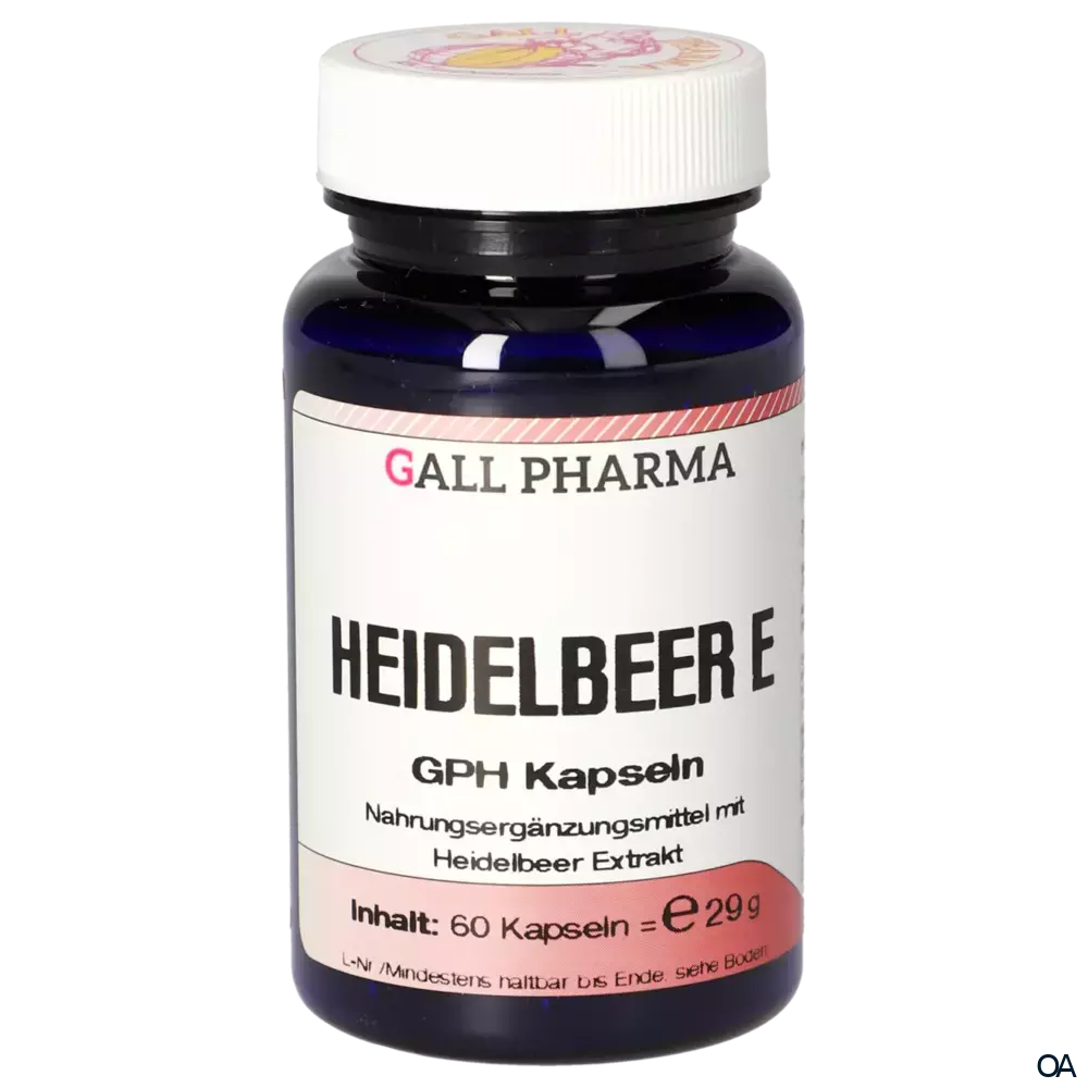 Gall Pharma Heidelbeer Extrakt Kapseln
