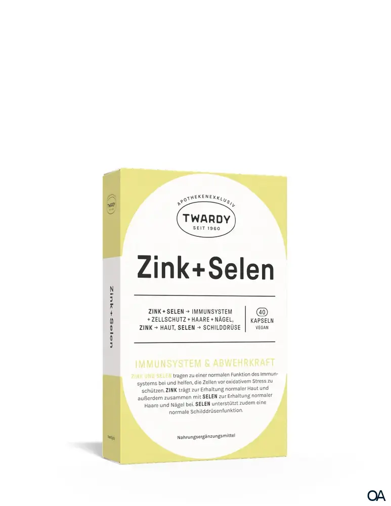 Twardy Zink+Selen Kapsel vegan