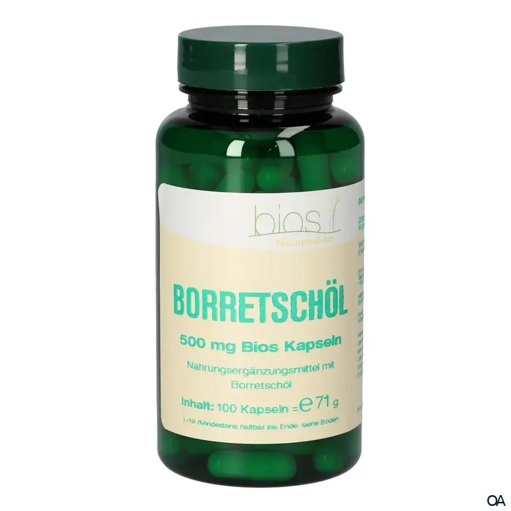 Bios Borretschöl 500 mg Kapseln