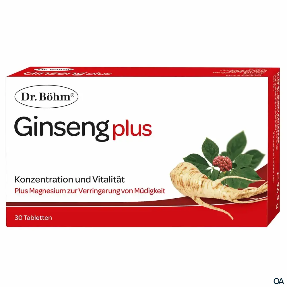 Dr. Böhm® Ginseng plus Tabletten Dr. Böhm® Ginseng plus Tabletten