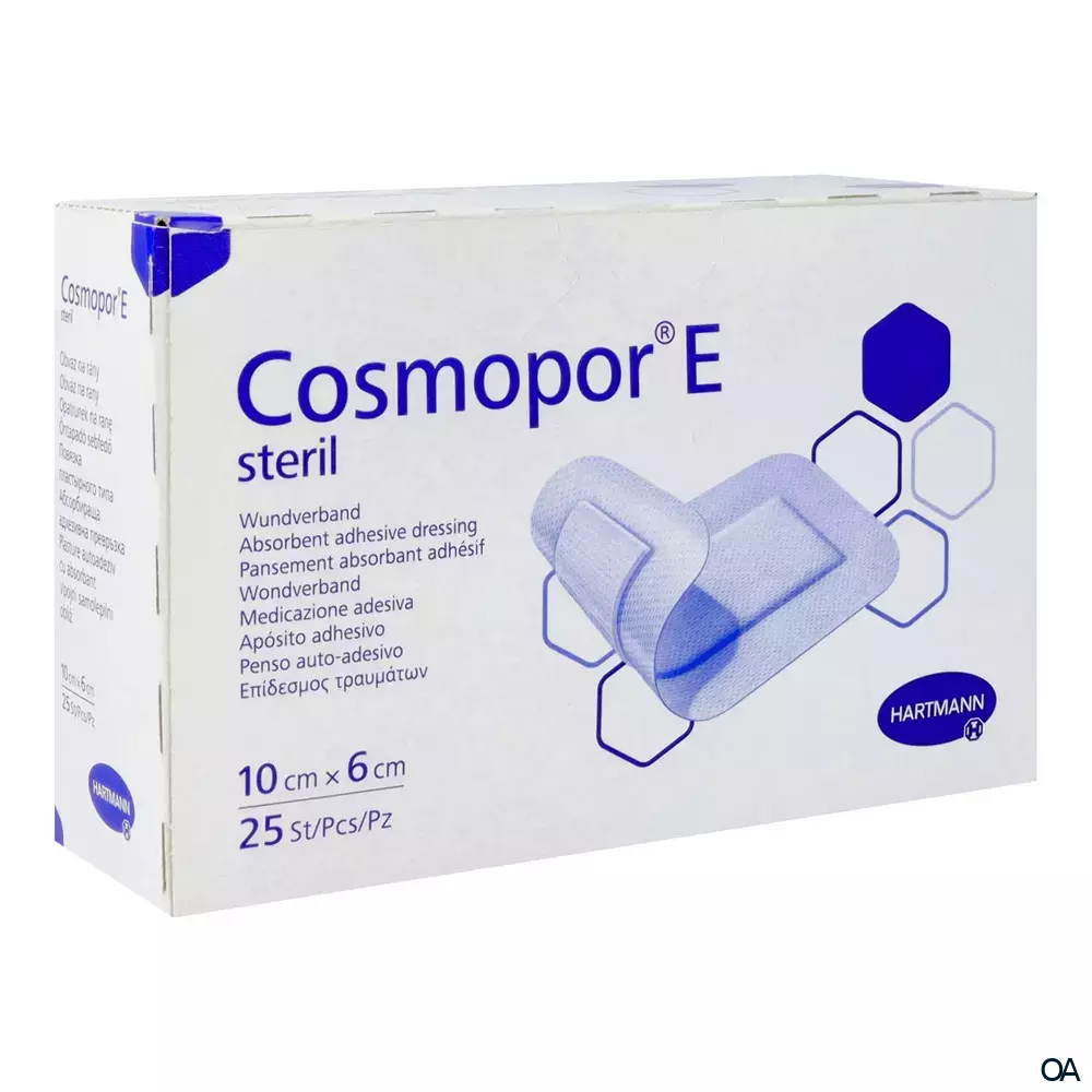 Cosmopor® E selbstklebender Wundverband steril, 6 x 10 cm Cosmopor® E selbstklebender Wundverband steril, 6 x 10 cm
