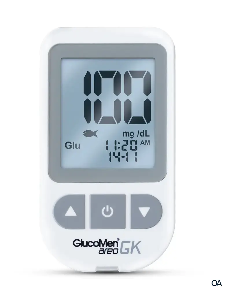GlucoMen® areo GK (mg/dL) Blutzuckermessgerät Set