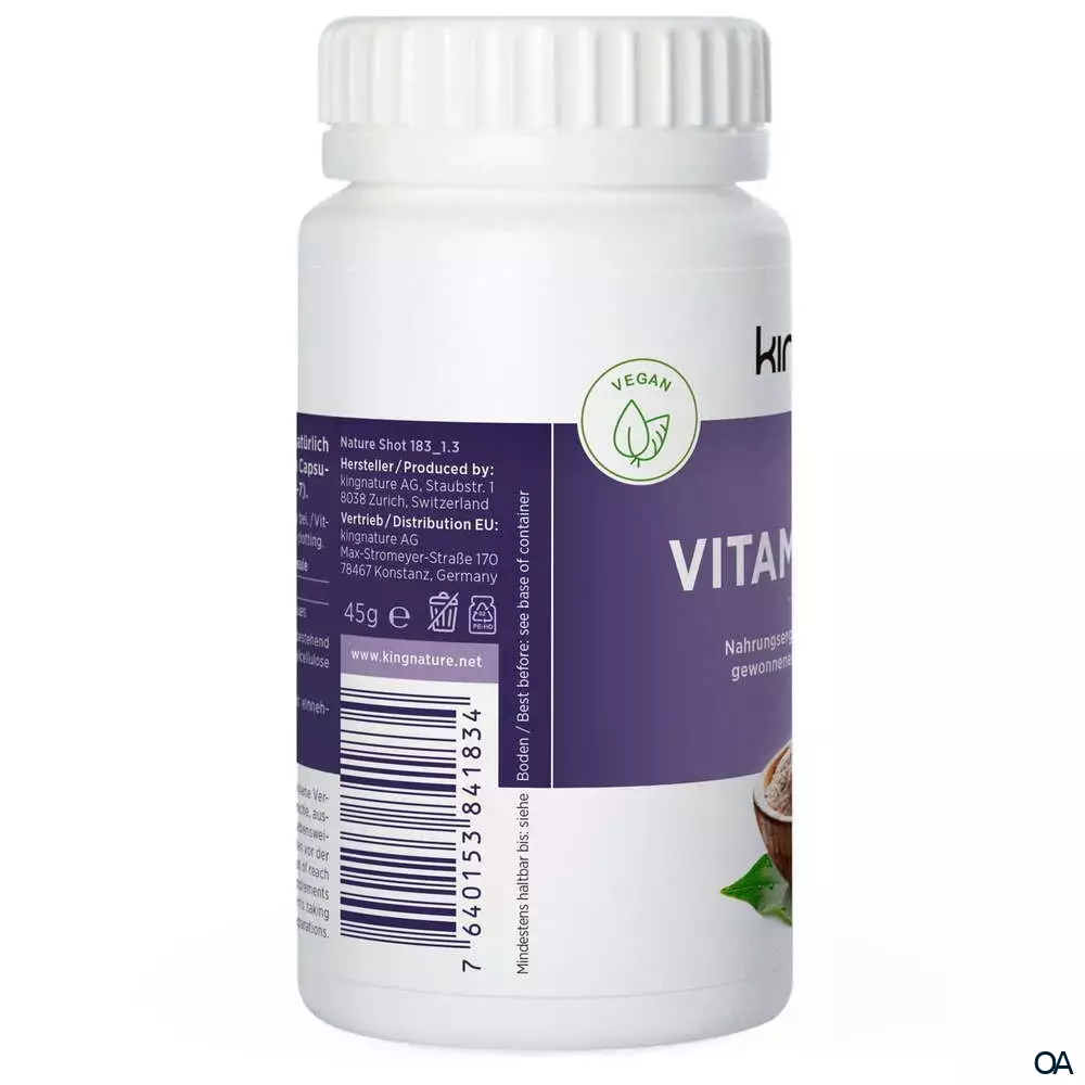 Kingnature Vitamin K2 Vida Kapseln Kingnature Vitamin K2 Vida Kapseln