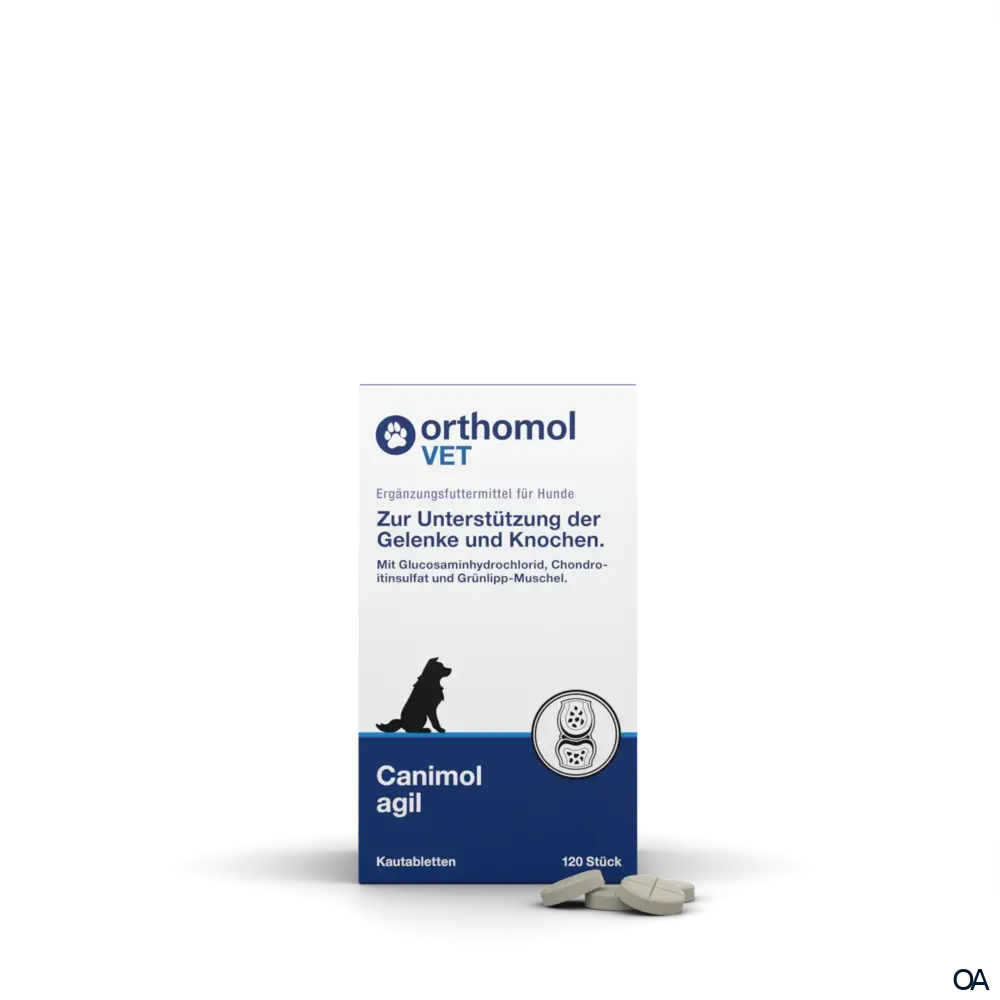 Orthomol VET Canimol agil Kautabletten für Hunde