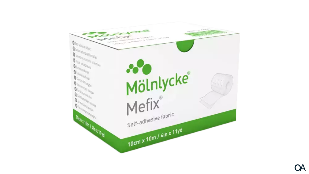 Mefix® selbsthaftendes Fixiervlies Rolle 10 cm x 10 m Mefix® selbsthaftendes Fixiervlies Rolle 10 cm x 10 m