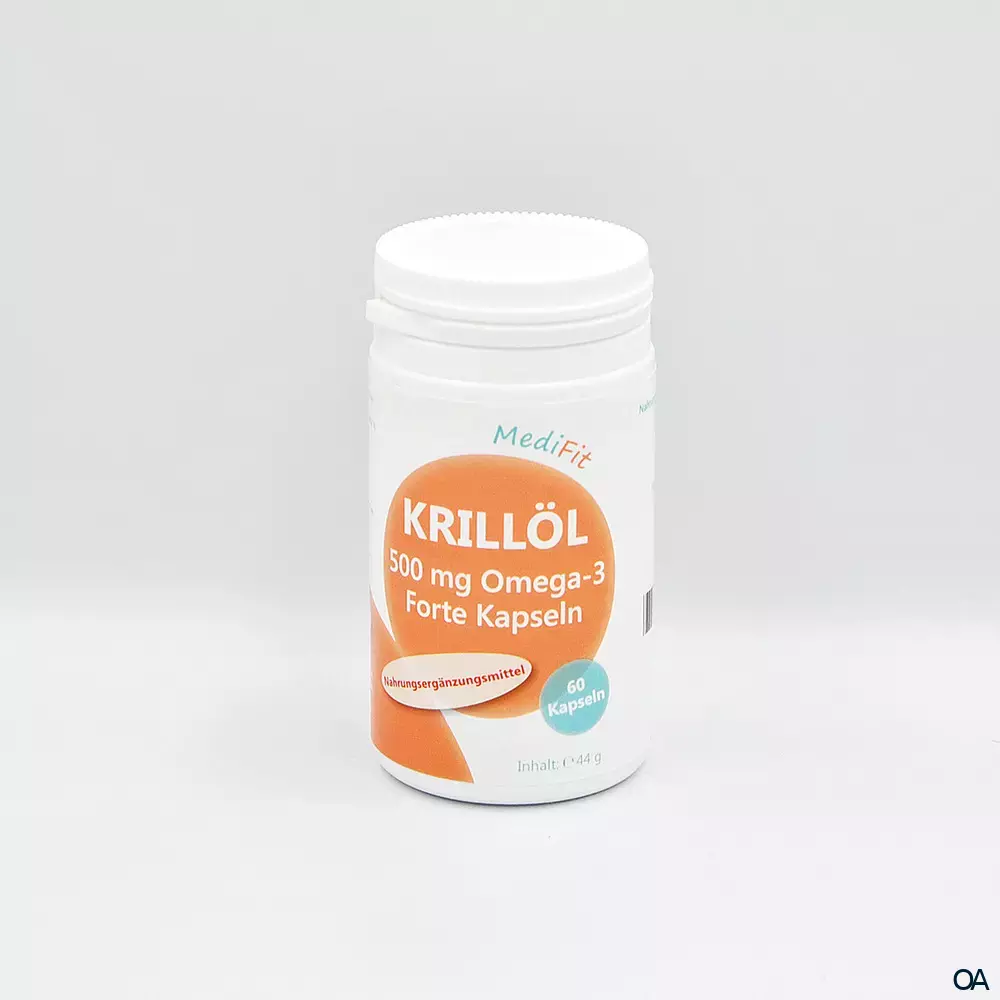 MediFit Krillöl 500 mg Omega-3 Forte Kapseln MediFit Krillöl 500 mg Omega-3 Forte Kapseln
