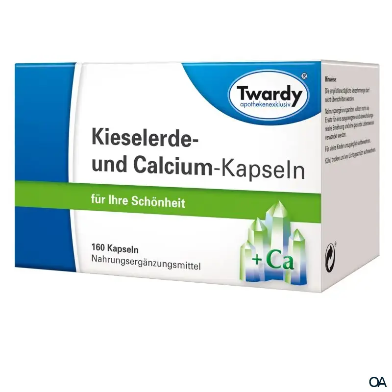 Twardy Kieselerde‐ und Calcium‐Kapseln Twardy Kieselerde‐ und Calcium‐Kapseln