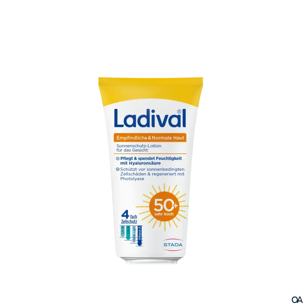 Ladival® Empfindliche & Normale Haut Sonnenschutz-Lotion für das Gesicht LSF 50 +