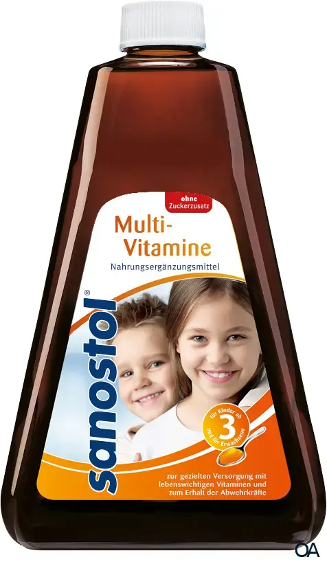 Sanostol® Multi-Vitamine Saft ohne Zucker Sanostol® Multi-Vitamine Saft ohne Zucker