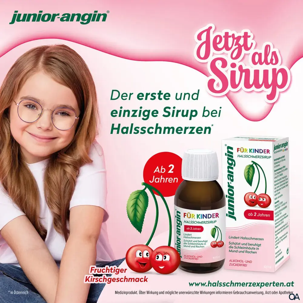 junior-angin® Halsschmerzsirup für Kinder