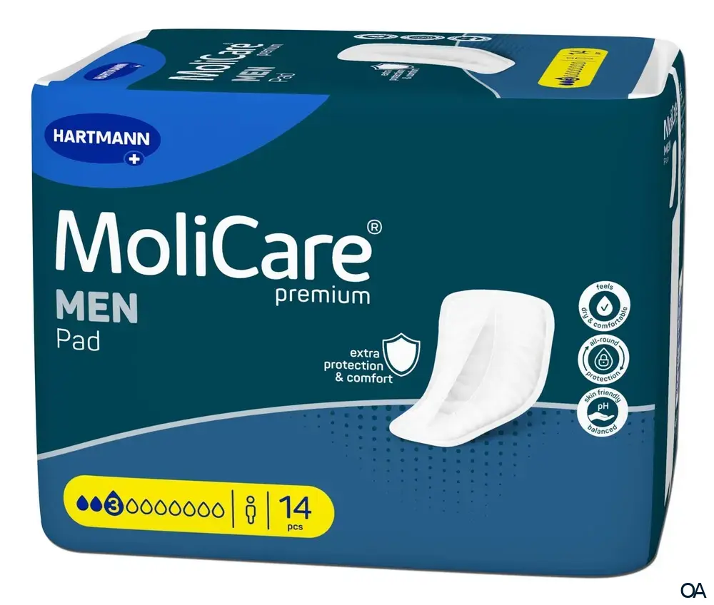 MoliCare® Premium MEN PAD 3 Tropfen Inkontinenzeinlagen MoliCare® Premium MEN PAD 3 Tropfen Inkontinenzeinlagen