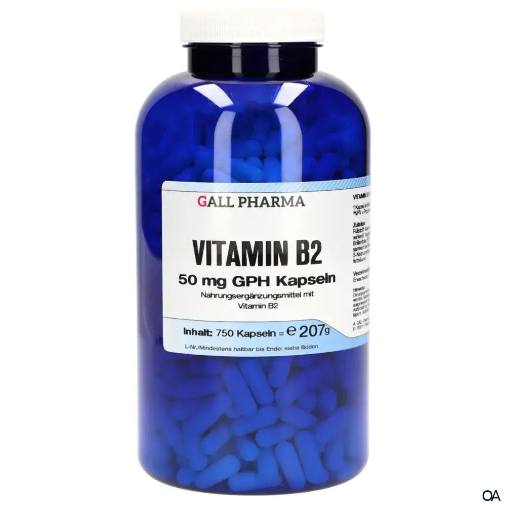 Gall Pharma Vitamin B2 50 mg Kapseln