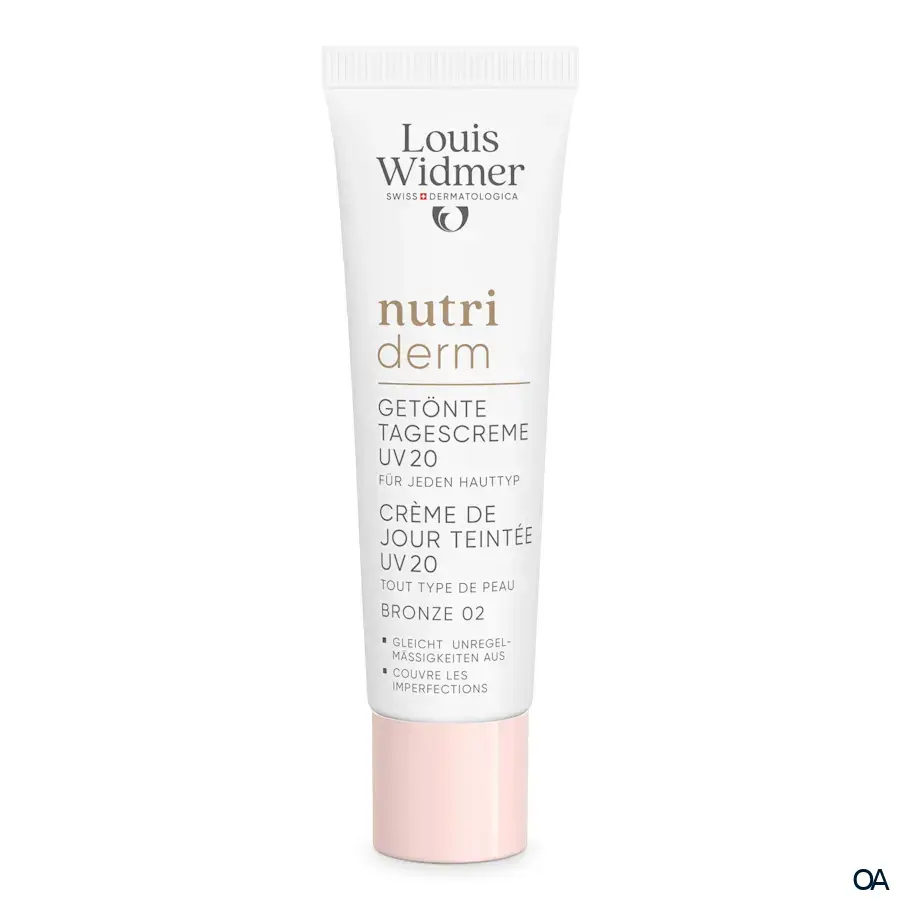 Louis Widmer nutriderm Getönte Tagescreme UV 20 Bronze 02 - leicht parfümiert Louis Widmer nutriderm Getönte Tagescreme UV 20 Bronze 02 - leicht parfümiert