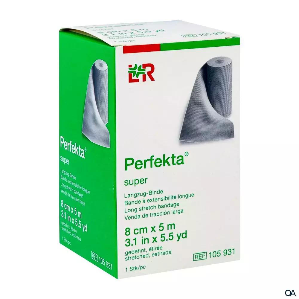 Perfekta® Super Langzugbinde 8 cm x 5 m Perfekta® Super Langzugbinde 8 cm x 5 m