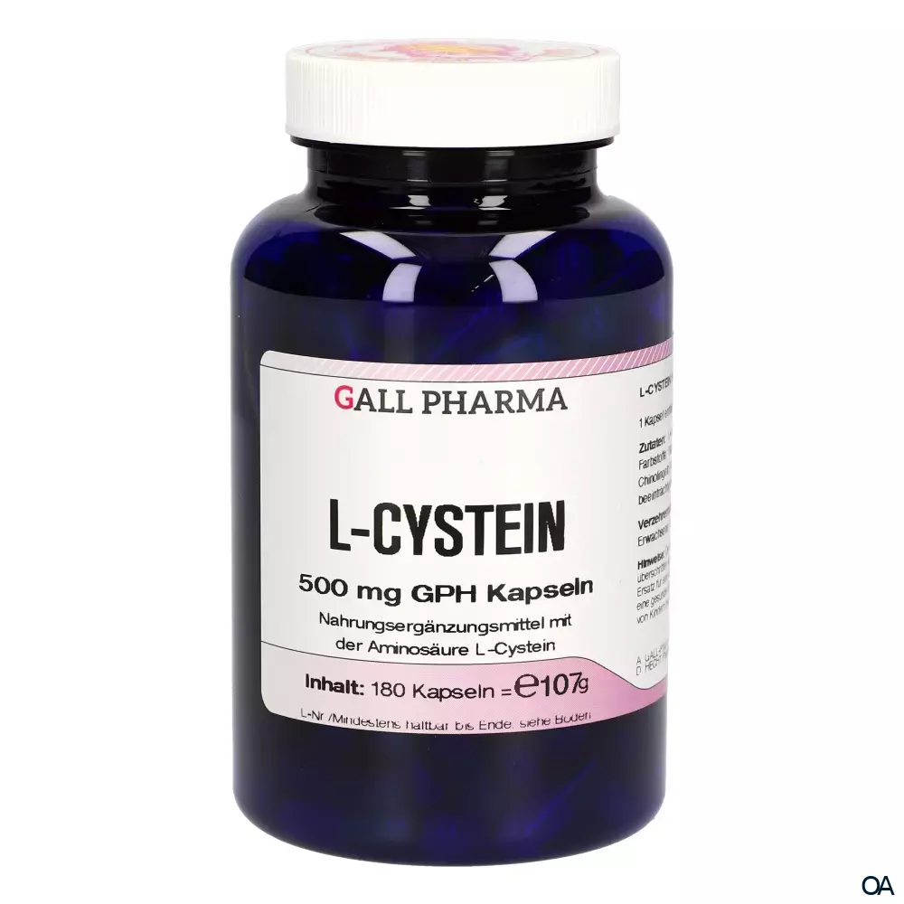 Gall Pharma L-Cystein 500 mg Kapseln Gall Pharma L-Cystein 500 mg Kapseln