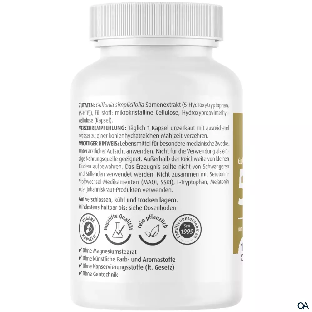 ZeinPharma Griffonia simplicifolia 5-HTP Kapseln 200 mg