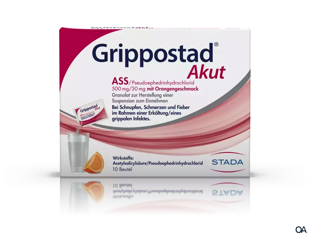 Grippostad® Akut 500 mg/30 mg Granulat Orange Grippostad® Akut 500 mg/30 mg Granulat Orange