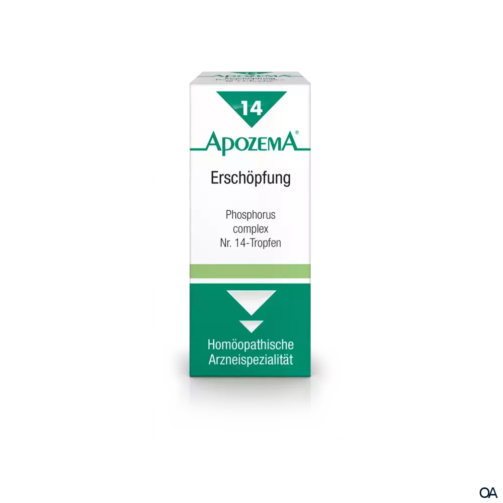 Apozema® Erschöpfung Phosphorus complex Nr. 14 Tropfen zum Einnehmen Apozema® Erschöpfung Phosphorus complex Nr. 14 Tropfen zum Einnehmen