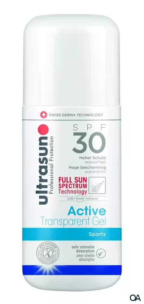 ULTRASUN Active Transparent Gel SPF30 ULTRASUN Active Transparent Gel SPF30