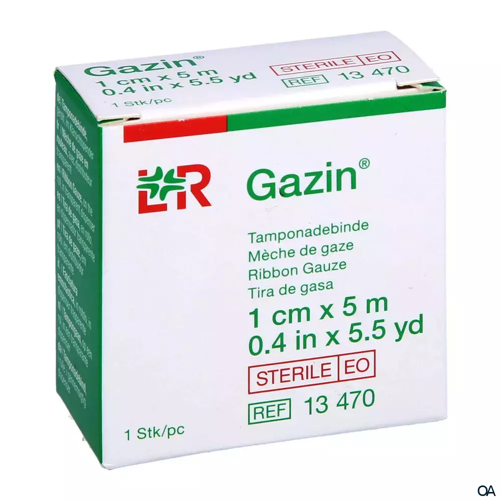 Gazin® Tamponadebinden steril, gerollt, 1 cm x 5 m