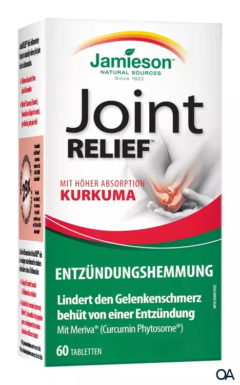 Jamieson Joint Relief mit Meriva Curcumin Phytosome Tabletten
