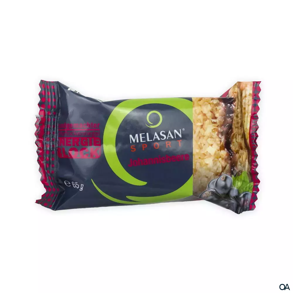 Melasan Sport Energieblock Johannisbeere 65 g Melasan Sport Energieblock Johannisbeere 65 g