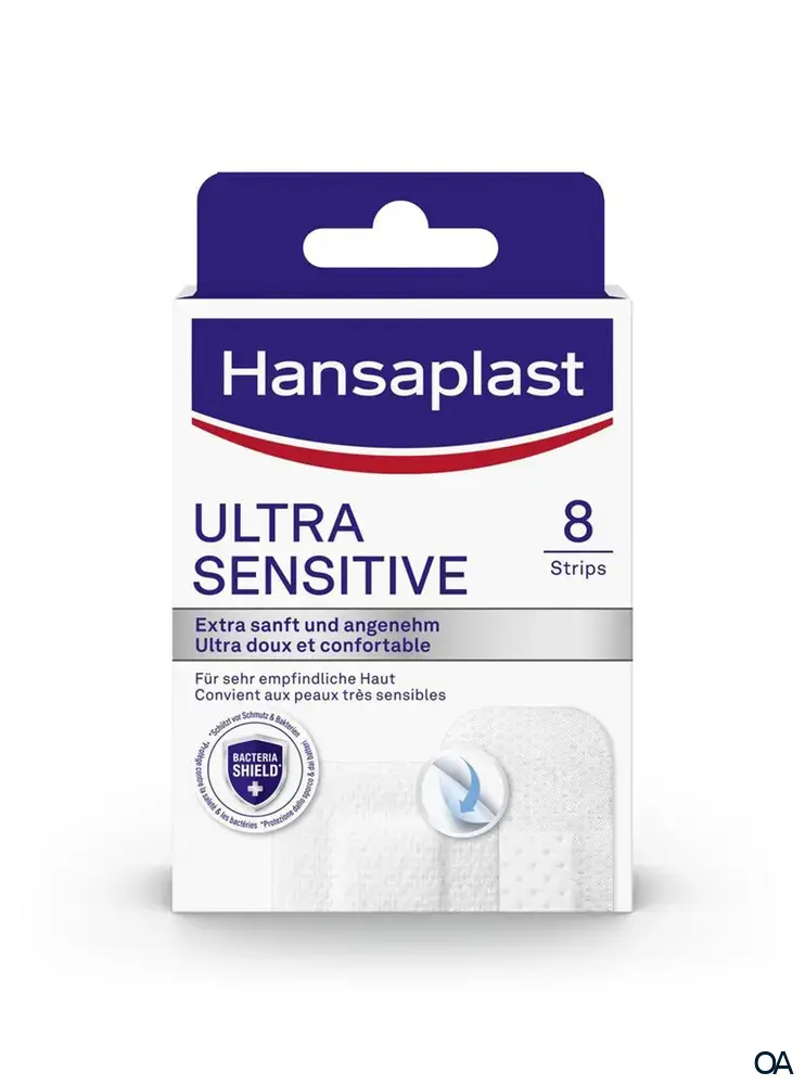 Hansaplast Ultra Sensitive Pflasterstreifen - 2 Größen
