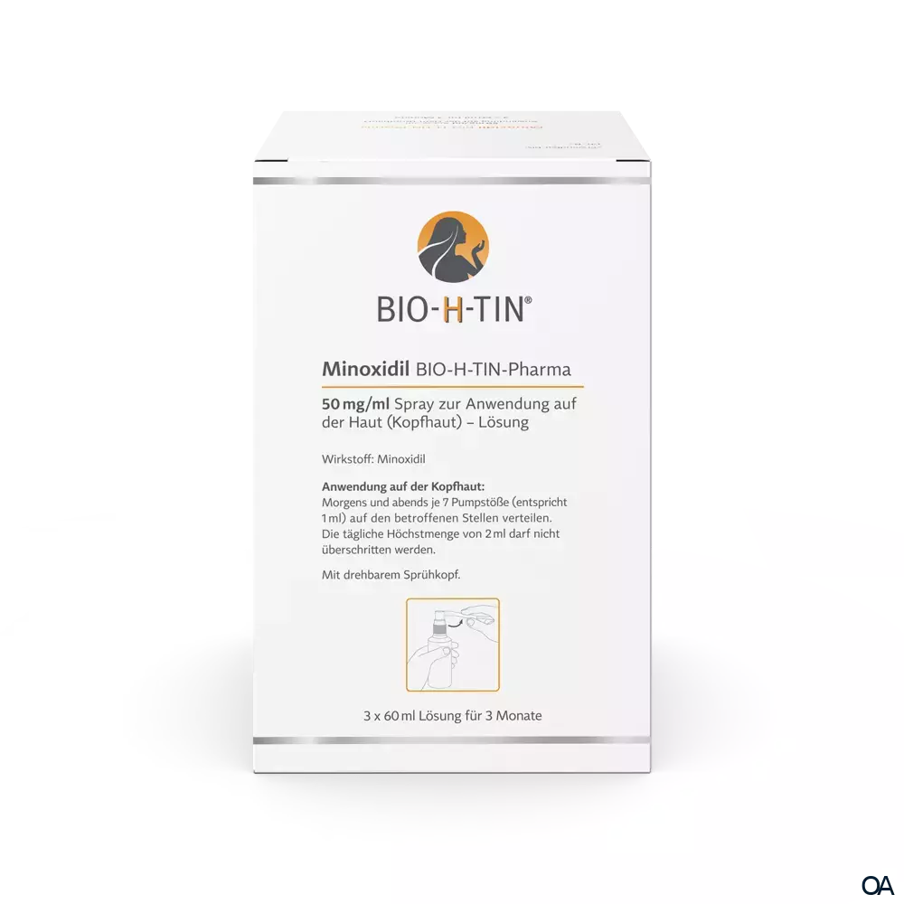Minoxidil BIO-H-TIN® 50mg/ml Spray Minoxidil BIO-H-TIN® 50mg/ml Spray