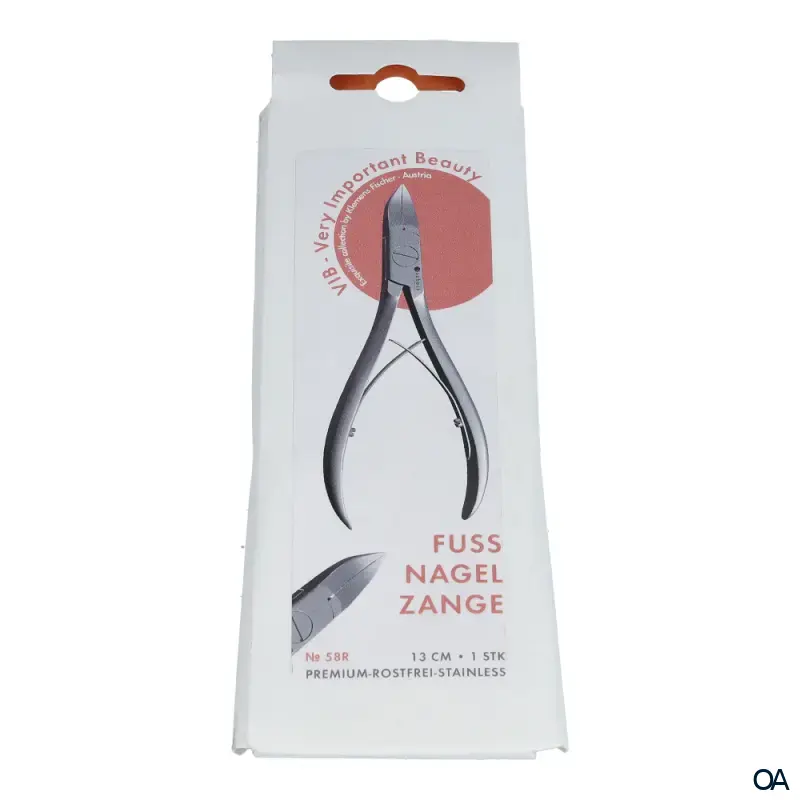 Kozbach Pharma 58R Nagelzange, Doppelfeder rostfrei, 13,5 cm Kozbach Pharma 58R Nagelzange, Doppelfeder rostfrei, 13,5 cm