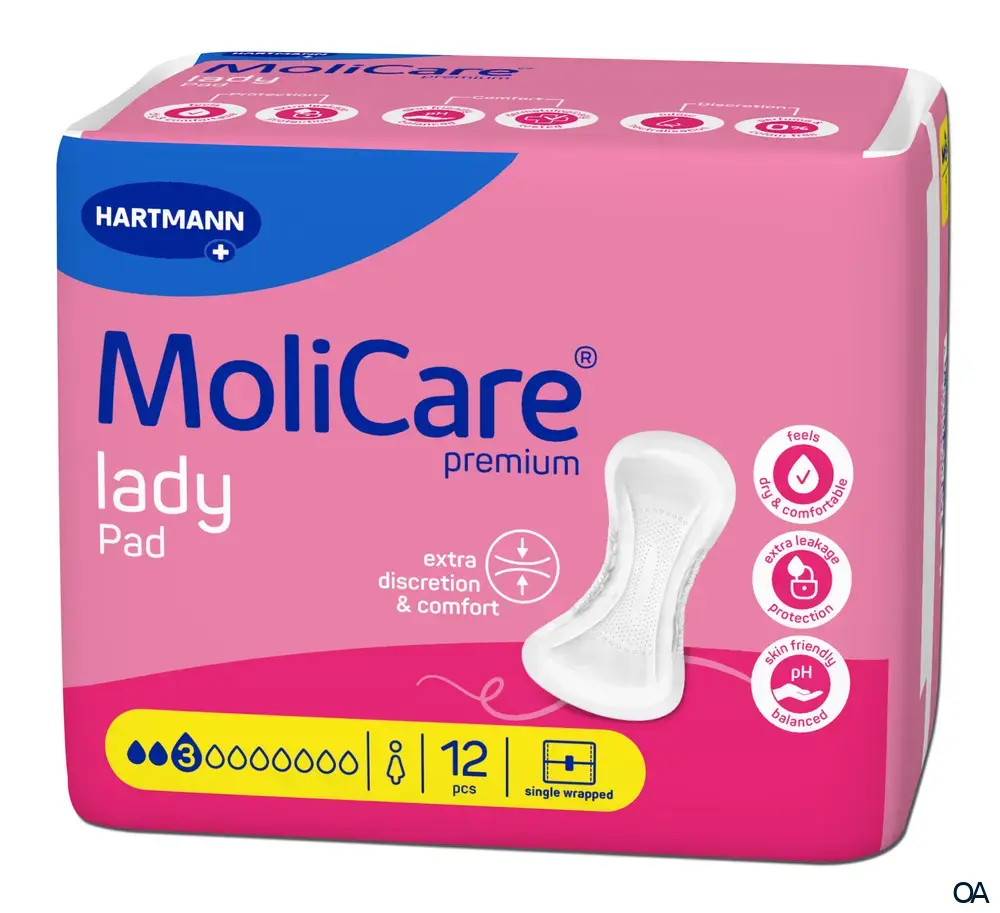 MoliCare® premium lady Pad 3 Tropfen Inkontinenzeinlagen