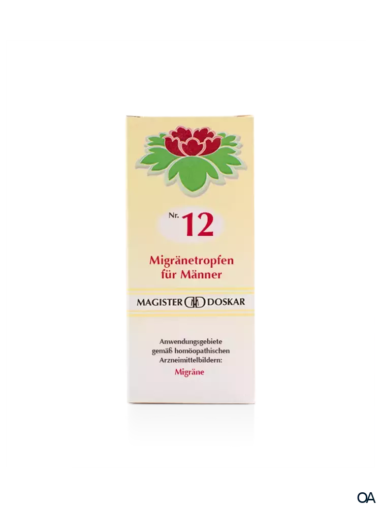 Doskar Tropfen Nr. 12 - Migränetropfen für Männer Doskar Tropfen Nr. 12 - Migränetropfen für Männer