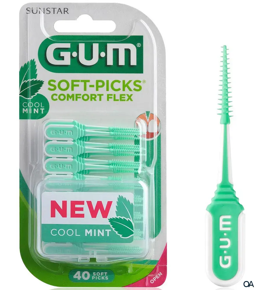 GUM® SOFT-PICKS® Comfort Flex mit Minzgeschmack - Small GUM® SOFT-PICKS® Comfort Flex mit Minzgeschmack - Small