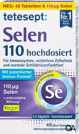 tetesept Selen 110 µg Filmtabletten tetesept Selen 110 µg Filmtabletten