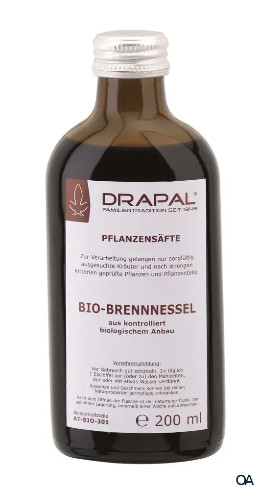 DRAPAL® Bio-Brennnessel Pflanzensaft DRAPAL® Bio-Brennnessel Pflanzensaft
