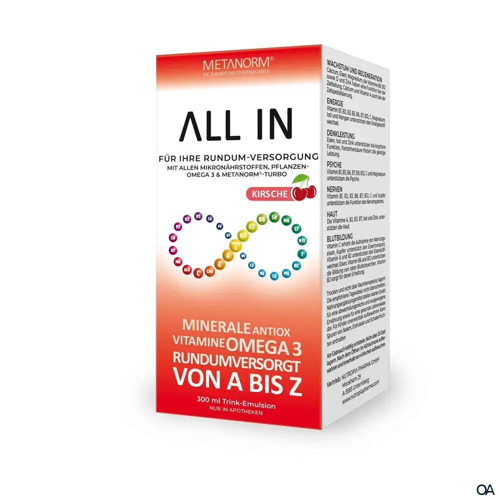 METANORM® ALL IN Trink Emulsion - Kirsche