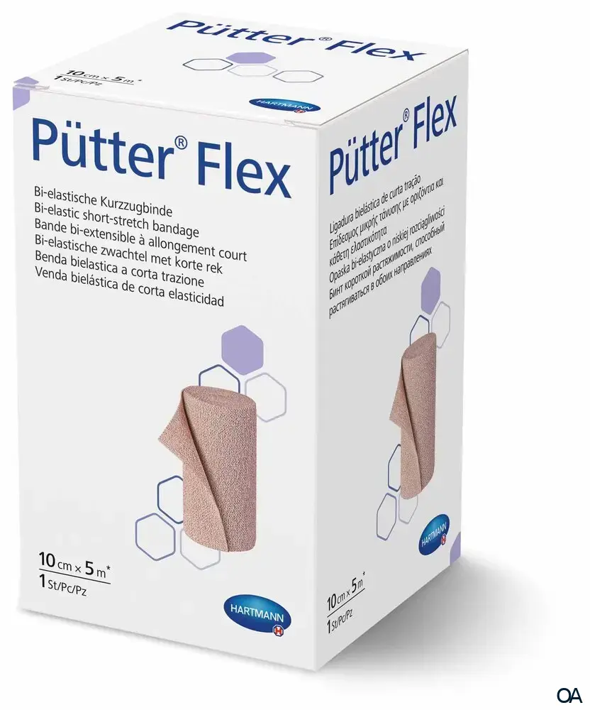 Pütter® Flex Bi-elastische Kurzzugbinde 10 cm x 5 m Pütter® Flex Bi-elastische Kurzzugbinde 10 cm x 5 m