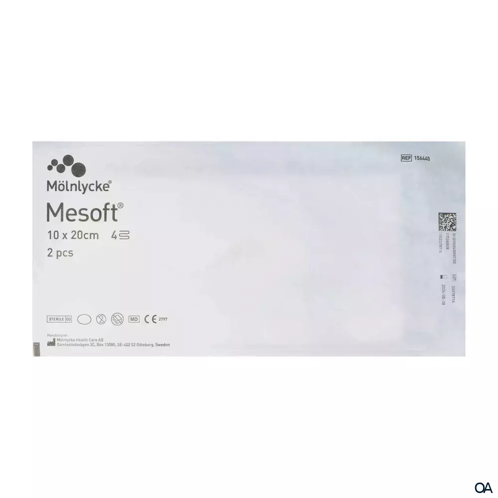 Mesoft® Vlieskompressen steril 10 x 20 cm