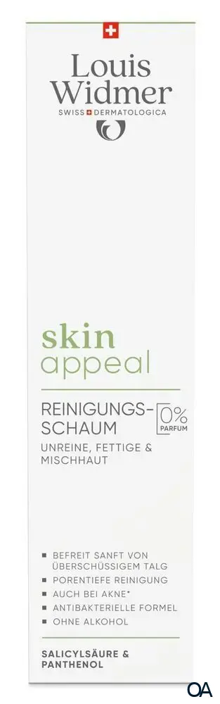 Louis Widmer skinappeal Reinigungsschaum ohne Parfum Louis Widmer skinappeal Reinigungsschaum ohne Parfum