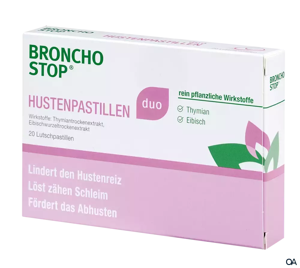 BRONCHOSTOP® duo Hustenpastillen* BRONCHOSTOP® duo Hustenpastillen*