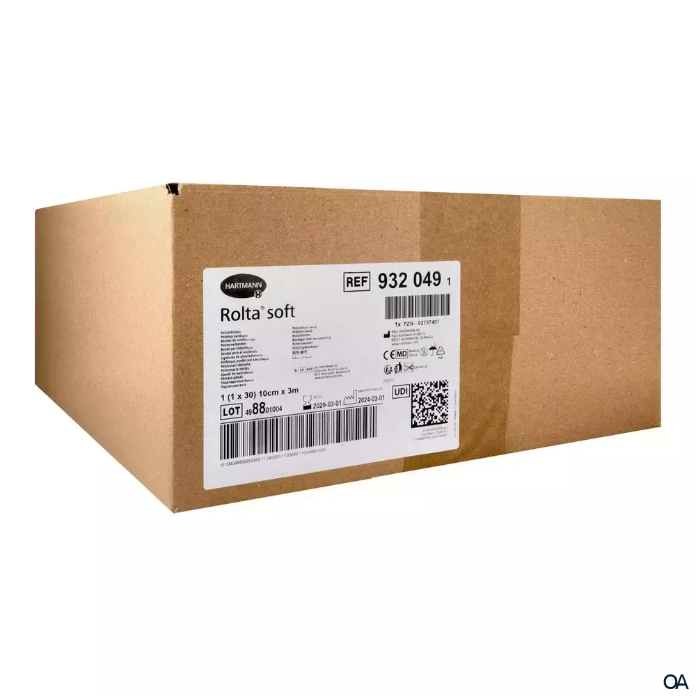 Rolta® soft Polsterbinden unsteril, 10 cm x 3 m